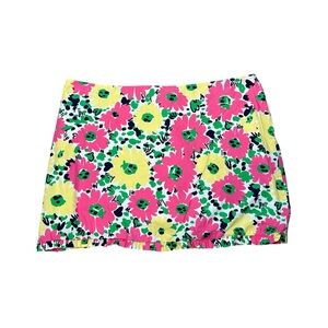 Lilly Pulitzer Pink and Yellow Floral Skirt